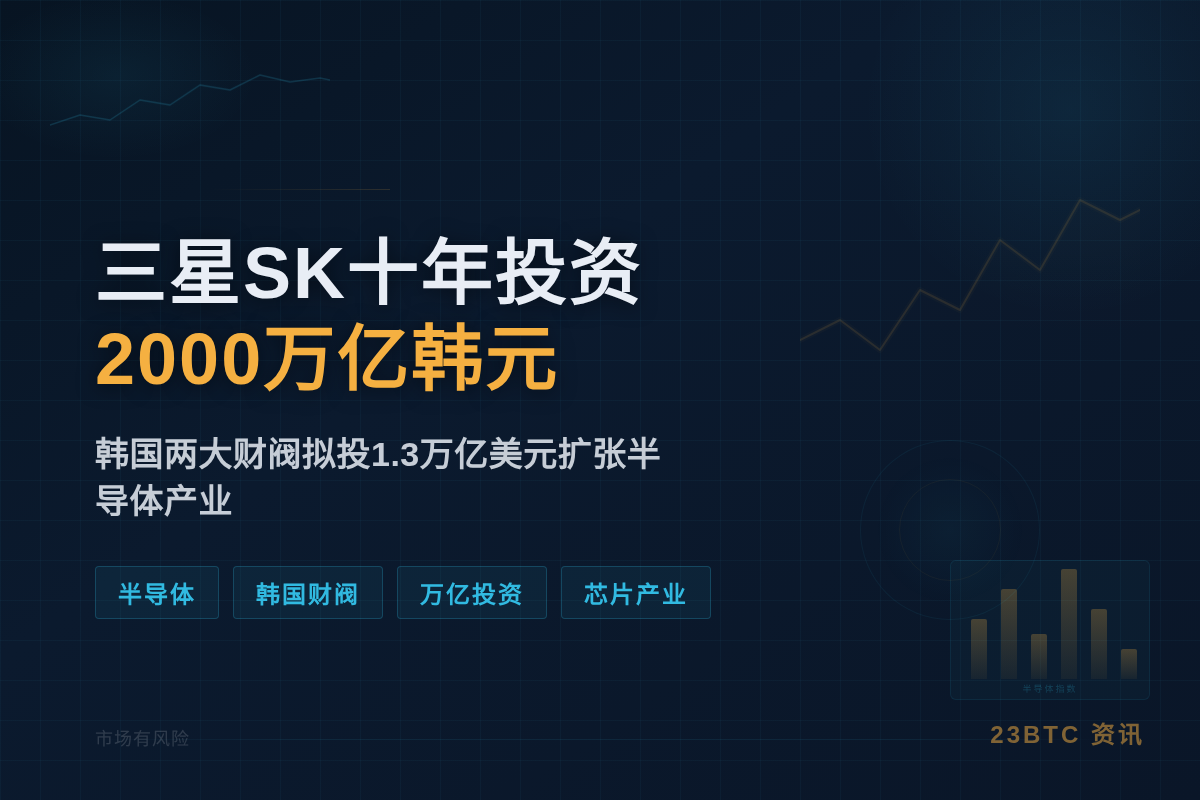 三星SK十年投资2000万亿韩元