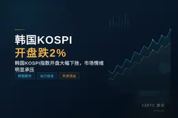 韩国KOSPI开盘跌2%