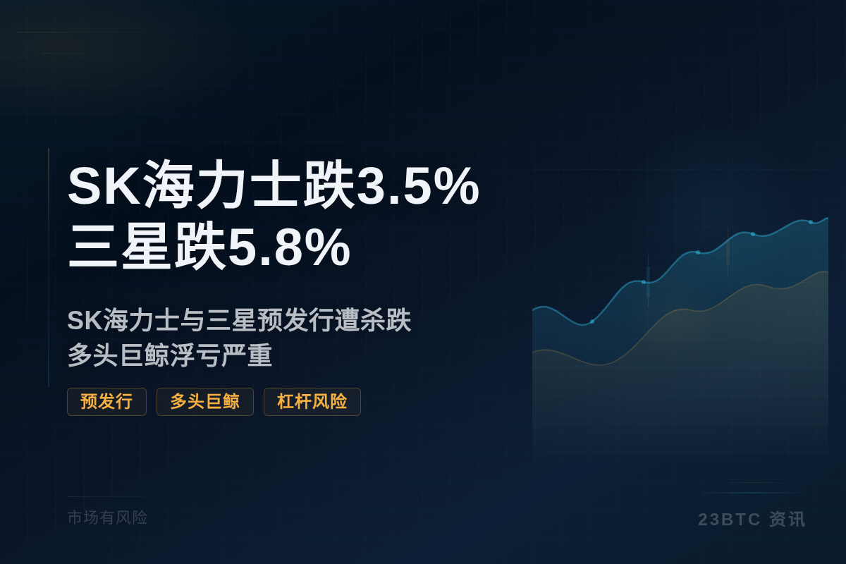 SK海力士跌3.5% 三星跌5.8%