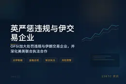 英严惩违规与伊交易企业