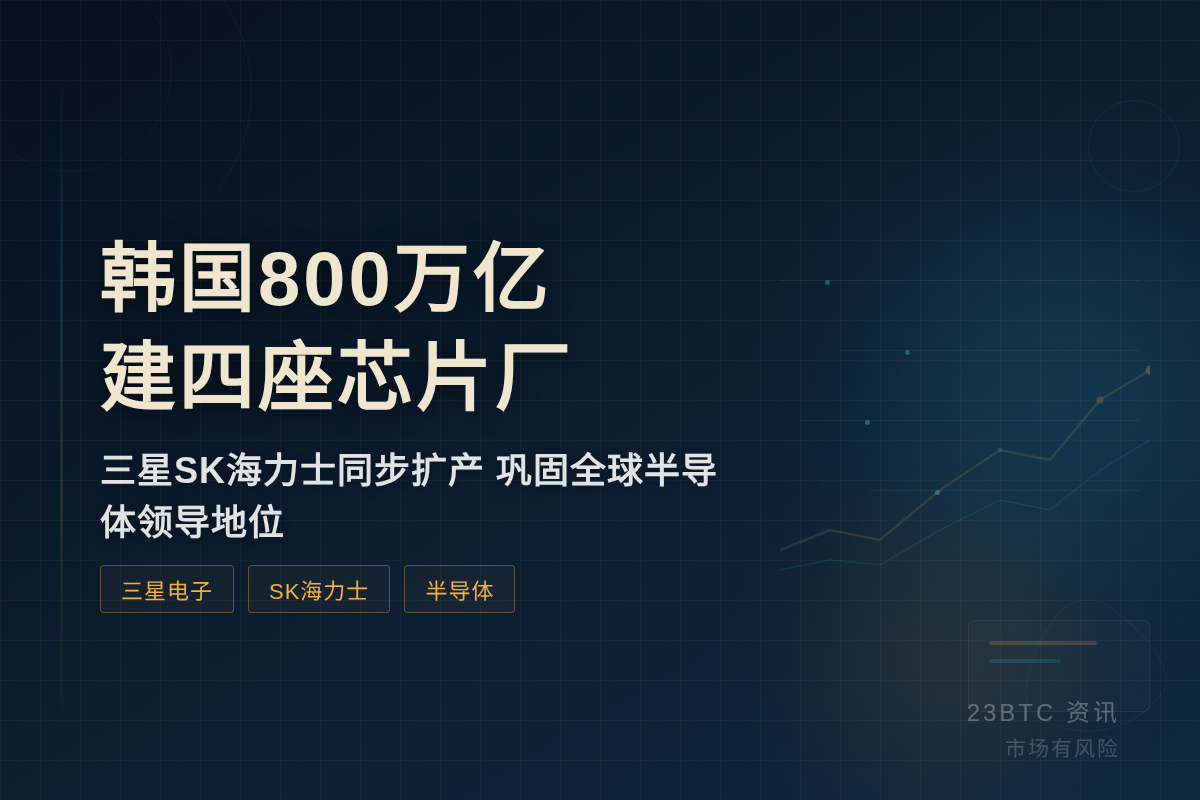 韩国800万亿建四座芯片厂