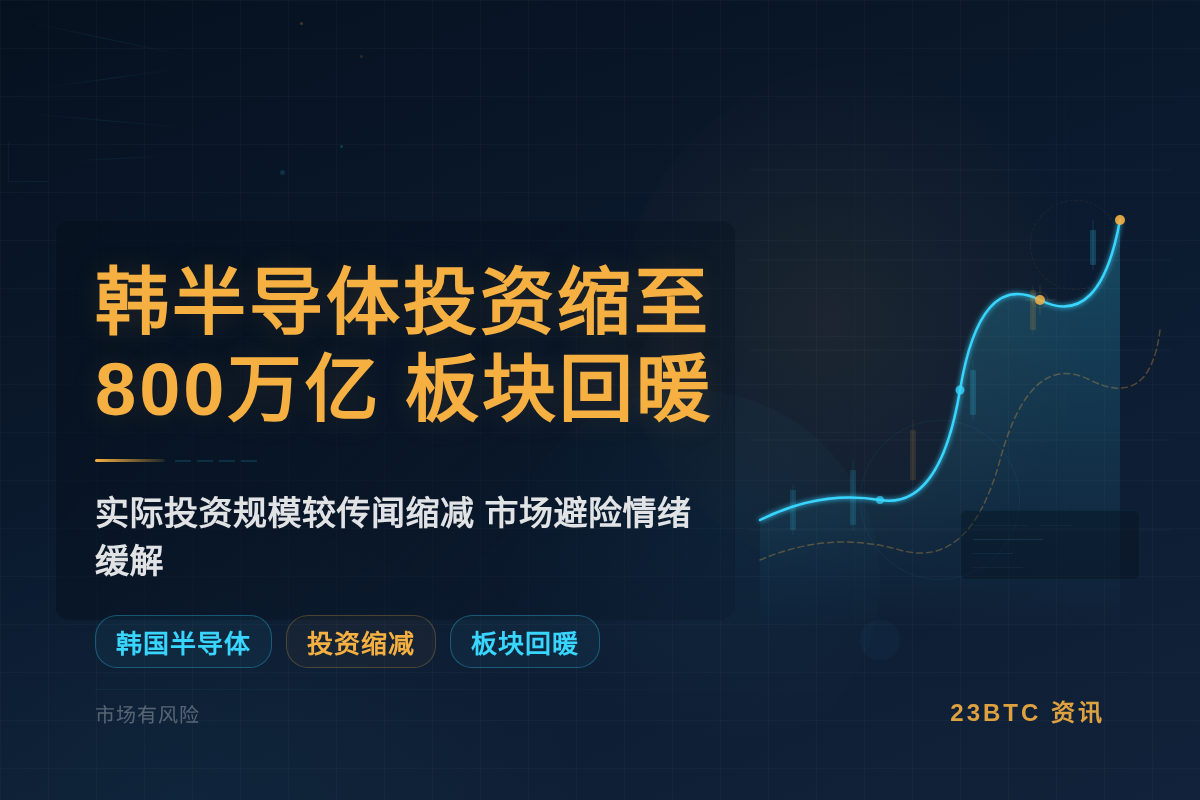韩半导体投资缩至800万亿 板块回暖