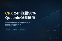 CPX 24h涨超50% Queenie强调价值
