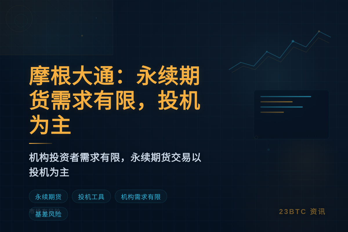 摩根大通：永续期货需求有限，投机为主