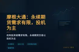 摩根大通：永续期货需求有限，投机为主