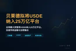 贝莱德拟将USDE纳入25万亿平台