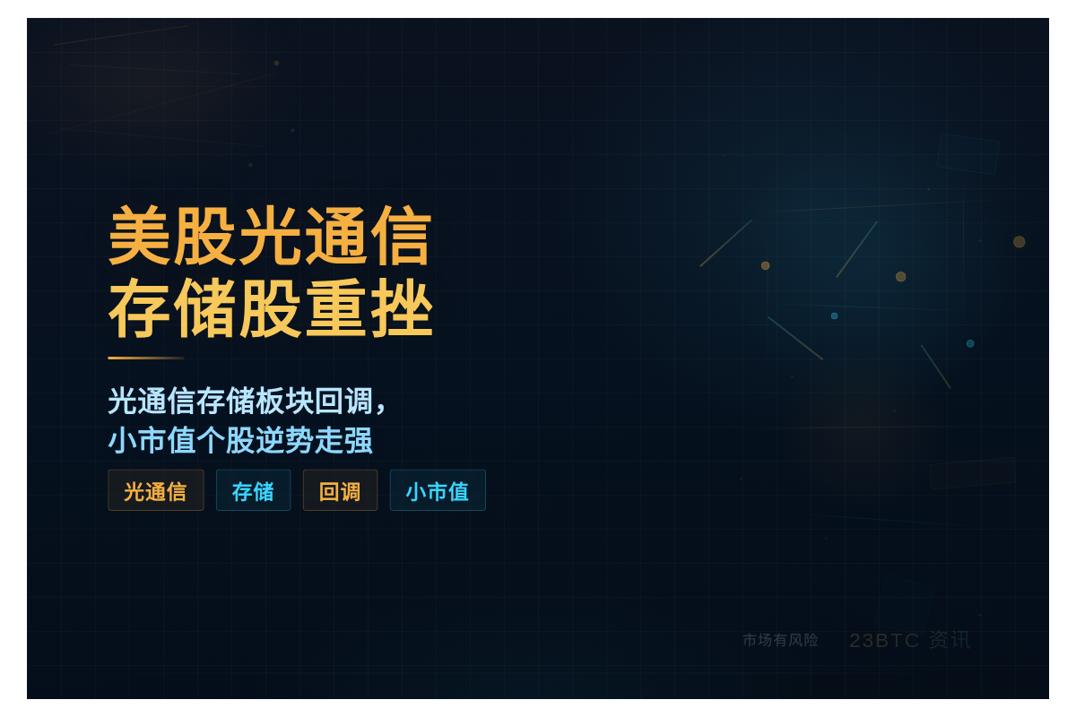 美股光通信存储股重挫