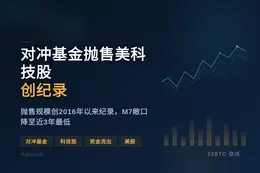 对冲基金上周抛售美科技股创纪录