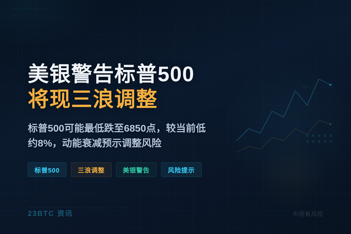 美银警告标普500将现三浪调整