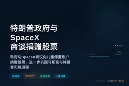 特朗普政府与SpaceX商谈捐赠股票