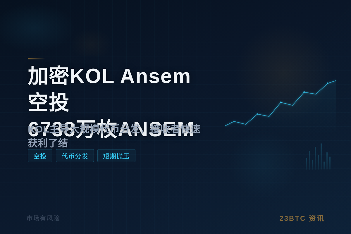 加密KOL Ansem空投6738万枚ANSEM