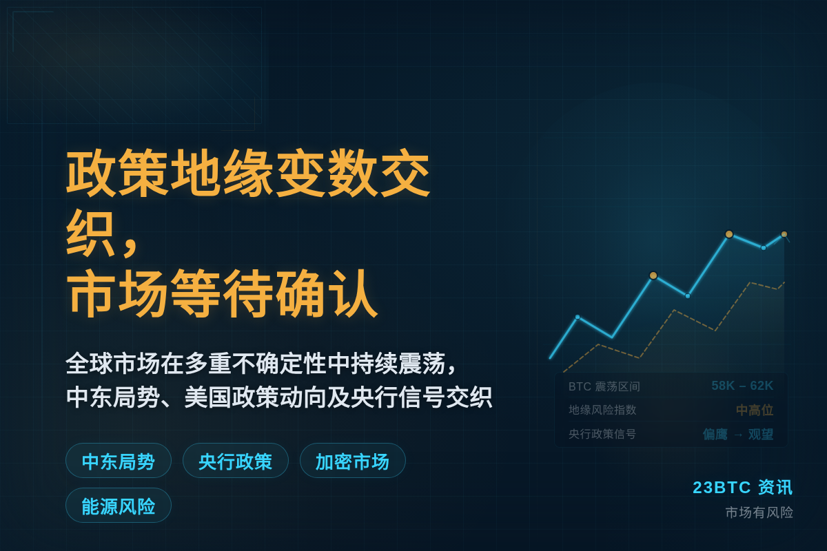 Bitunix分析师：政策地缘变数交织，市场等待确认