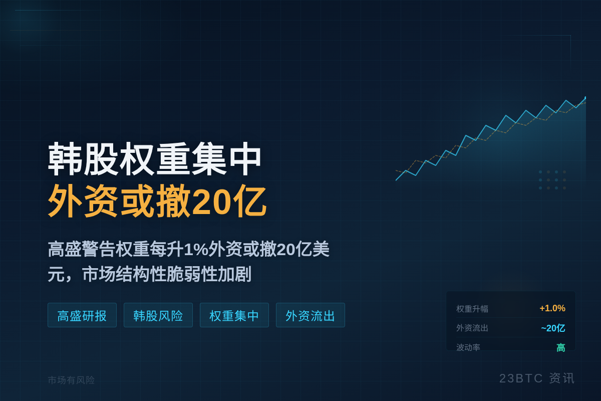高盛：三星海力士权重升1%外资或撤20亿