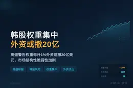高盛：三星海力士权重升1%外资或撤20亿