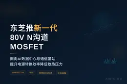 东芝推新一代80V N沟道MOSFET