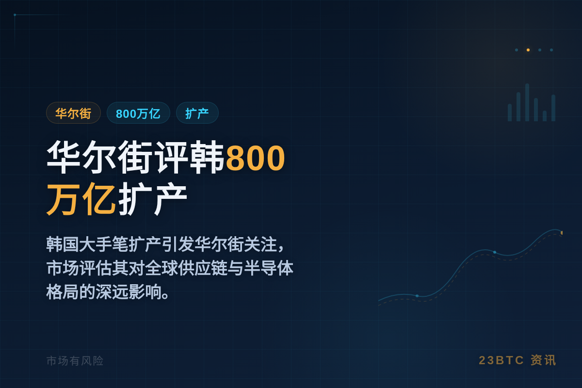华尔街评韩800万亿扩产