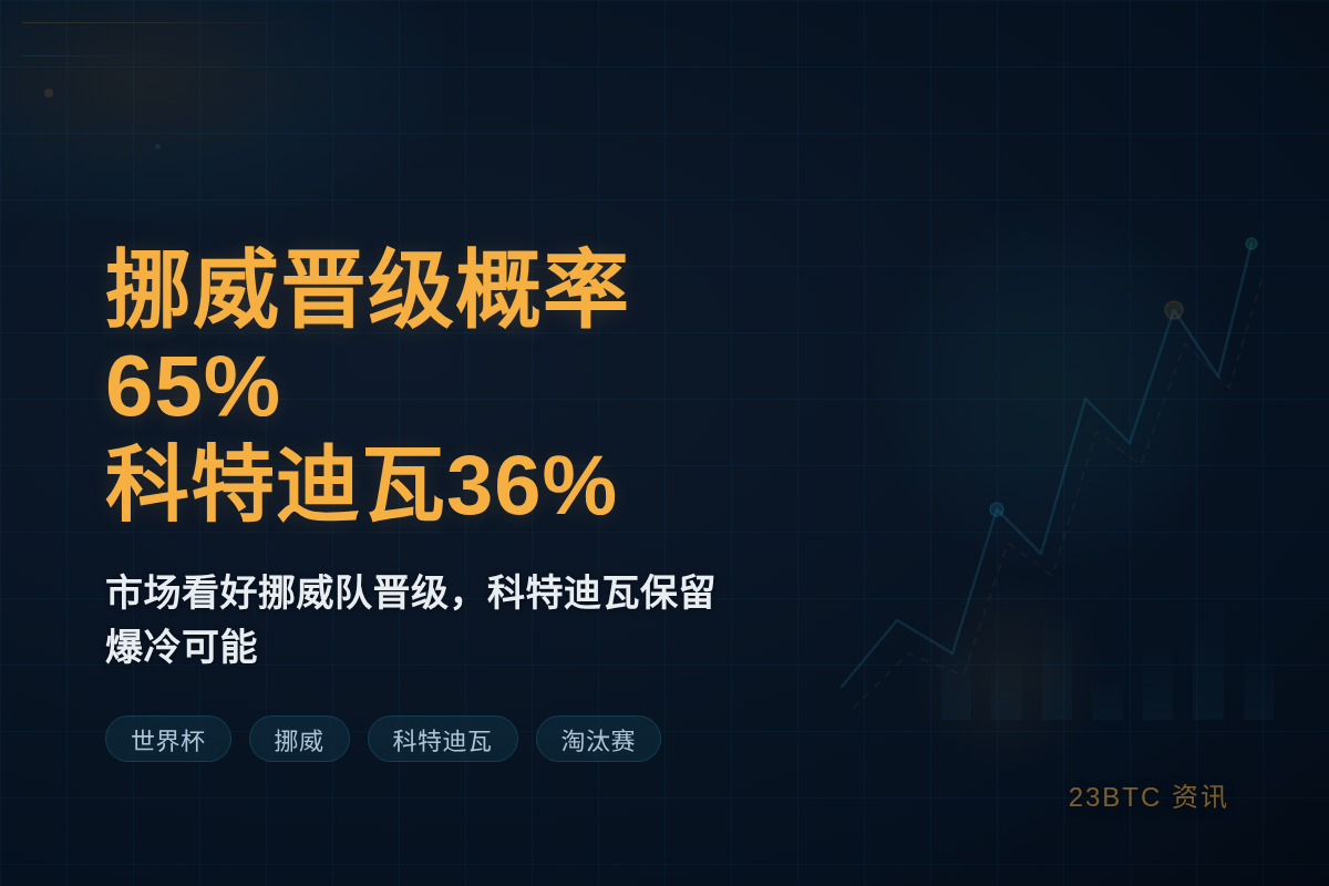 挪威晋级概率65%科特迪瓦3%