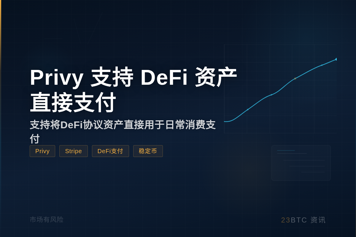 Privy 支持 DeFi 资产直接支付