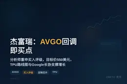 杰富瑞：AVGO回调即买点