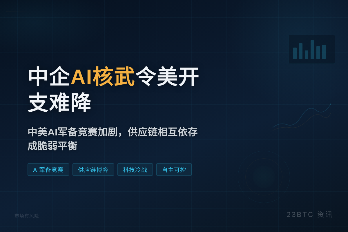 中企AI核武令美开支难降