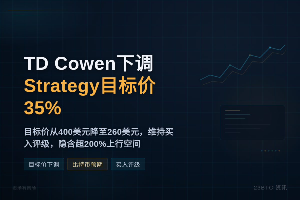 TD Cowen下调Strategy目标价35%