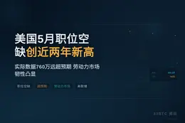 美国5月职位空缺创近两年新高