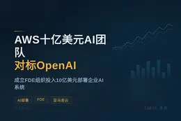 AWS十亿美元AI团队对标OpenAI