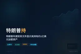 特朗普年度财务文件显示其持有约1亿美元加密资产
→
特朗普持