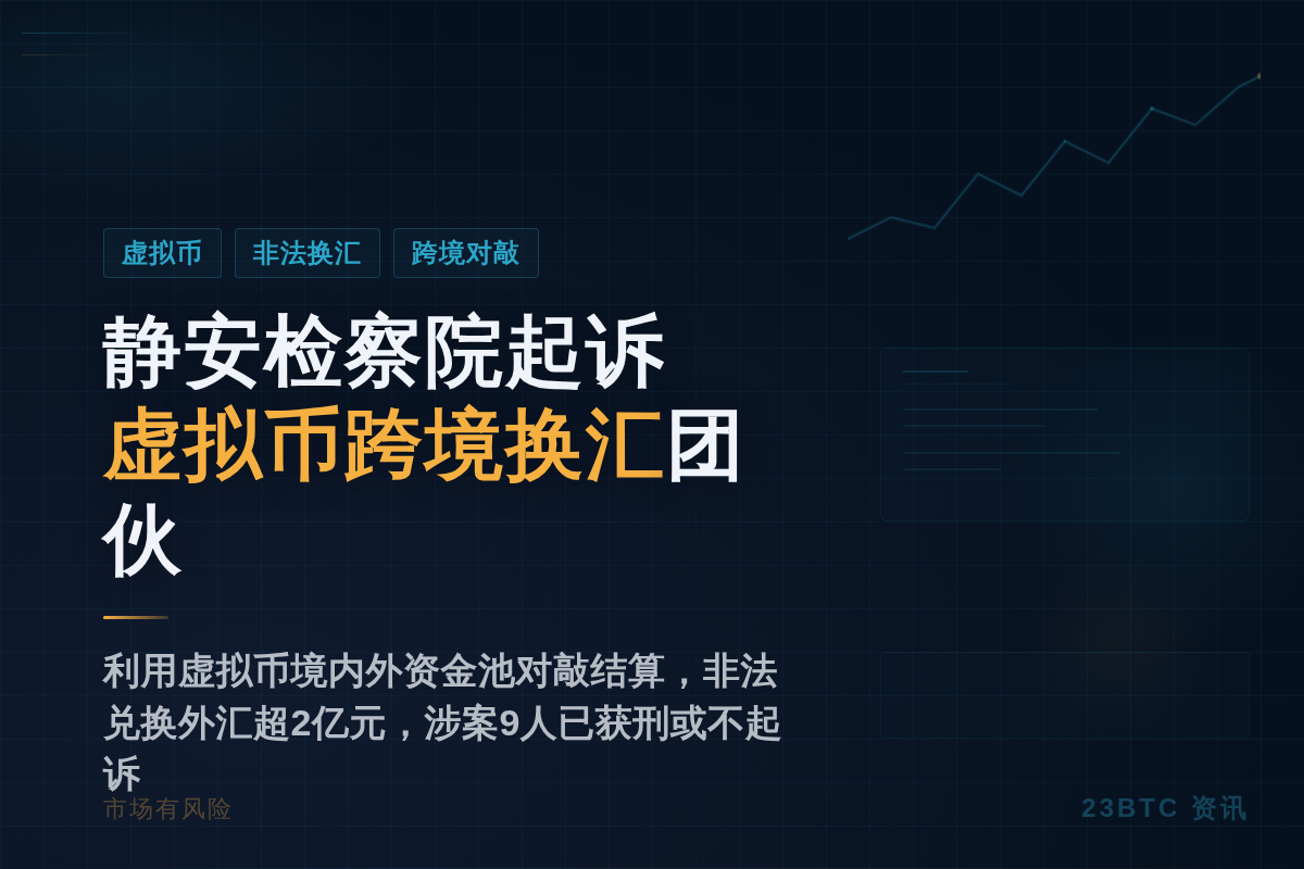静安检察院起诉虚拟币跨境非法换汇团伙