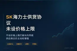 SK海力士供货协议未设价格上限