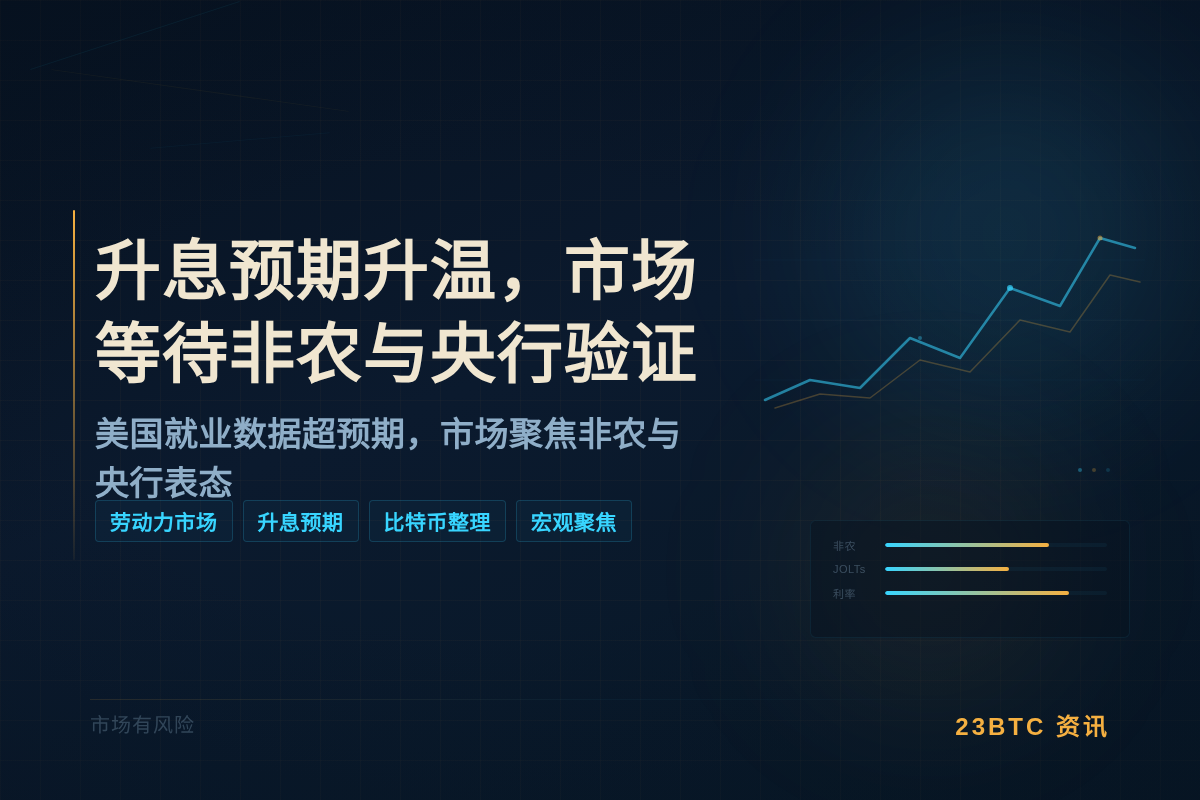 升息预期升温,市场等待非农与央行验证插图1 升息预期升温,市场等待非农与央行验证
