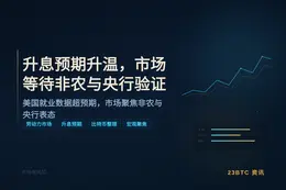 升息预期升温，市场等待非农与央行验证
