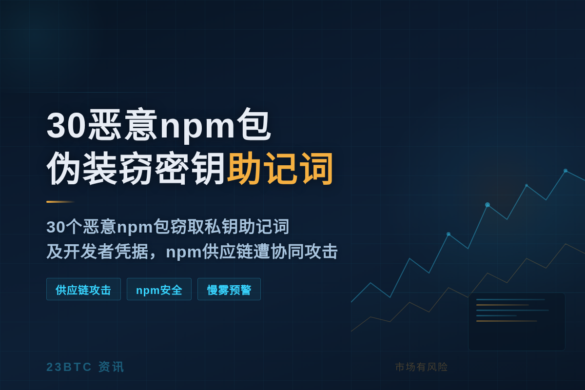 30恶意npm包伪装窃密钥助记词插图1 30恶意npm包伪装窃密钥助记词