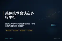 美伊技术会谈在多哈举行