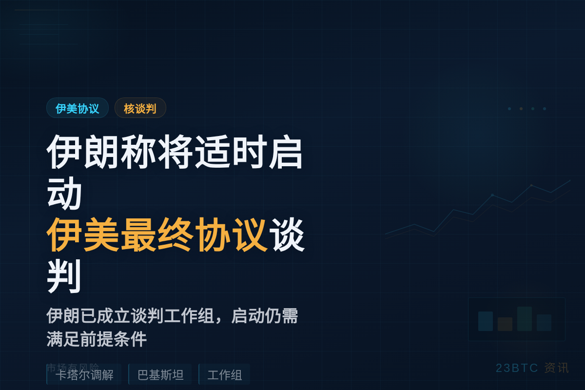 伊朗称将适时启动伊美最终协议谈判