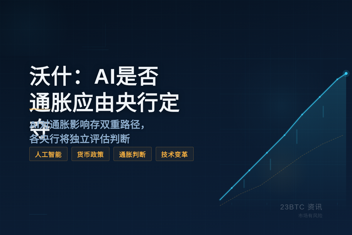 沃什：AI是否通胀应由央行定夺