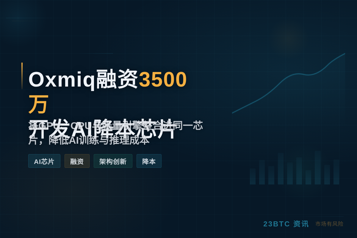 Oxmiq融资3500万开发AI降本芯片