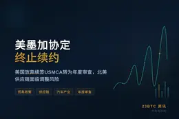 美国终止续约美墨加协定，转为滚动审查谈判