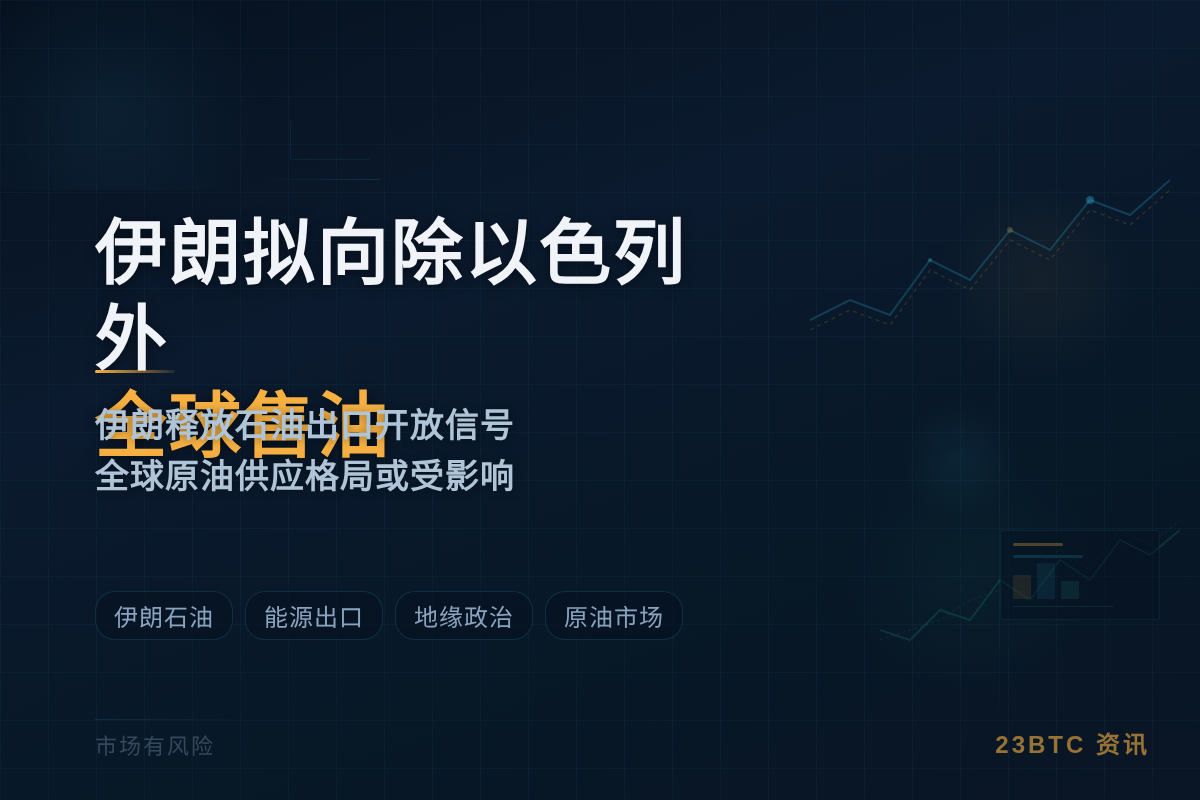 伊朗拟向除以色列外全球售油插图1 伊朗拟向除以色列外全球售油