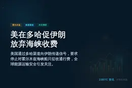 美在多哈促伊朗放弃海峡收费