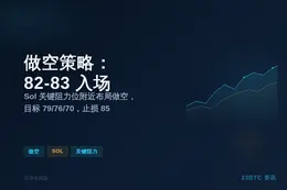2026-07-01 17:48:27 做空策略：82-83入场，目标79/76/70
