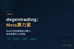 degentrading：Meta算力紧