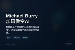 Michael Burry加码做空AI，称韩国芯片投资是终结