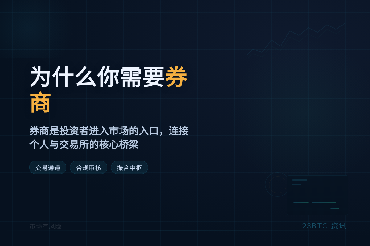 为什么你需要券商?插图1 为什么你需要券商?