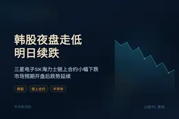 Trade.xyz热门韩股夜盘走低明日续跌