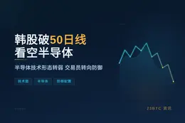 韩股破50日线，看空半导体