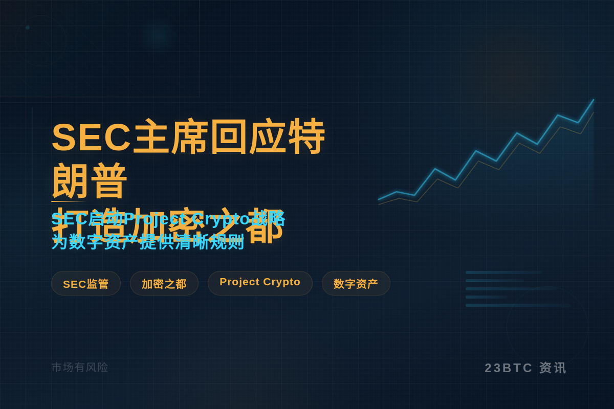 SEC主席:回应特朗普,打造加密之都插图1 SEC主席:回应特朗普,打造加密之都
