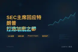 SEC主席：回应特朗普，打造加密之都