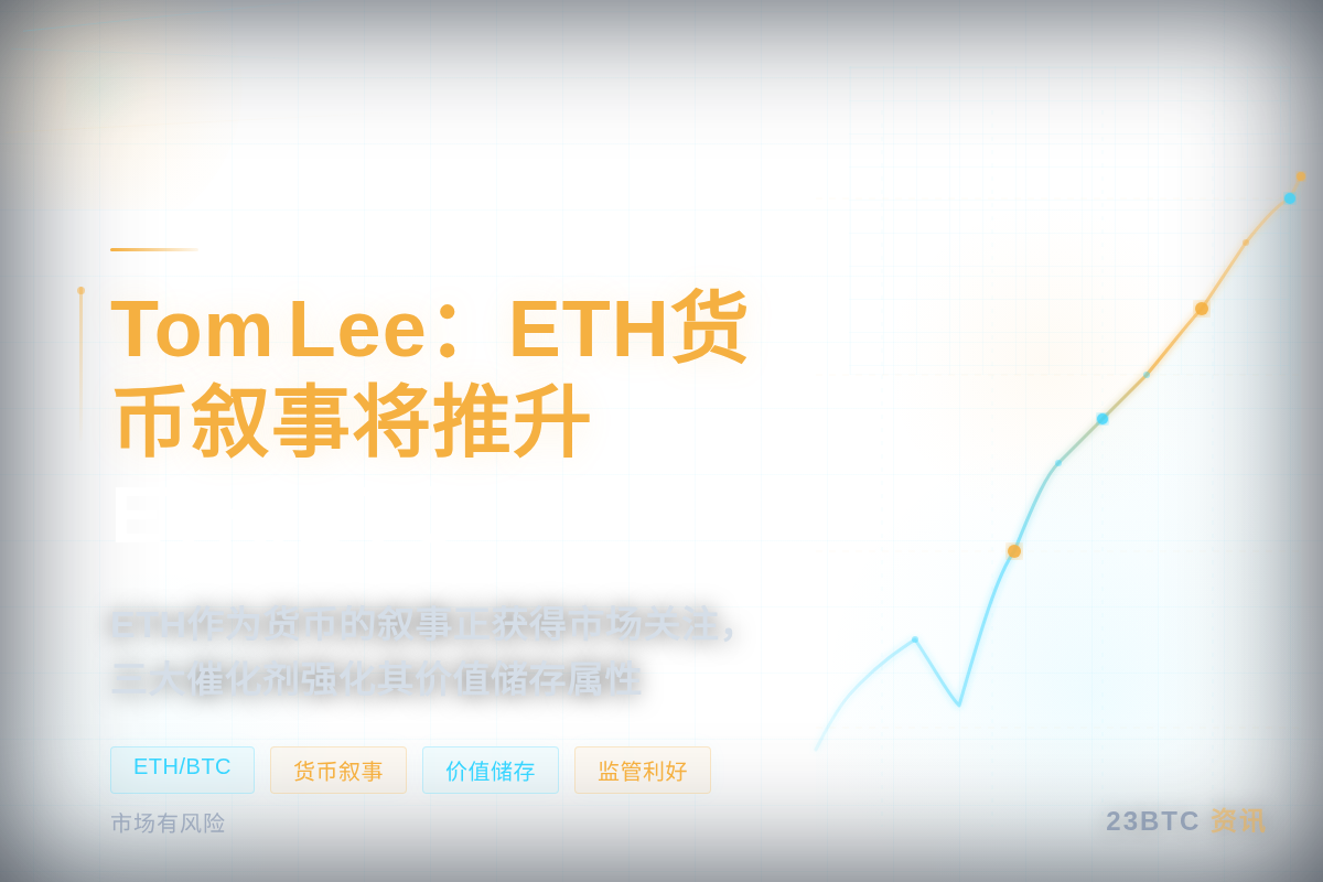 Tom Lee：ETH货币叙事将推升ETH/BTC