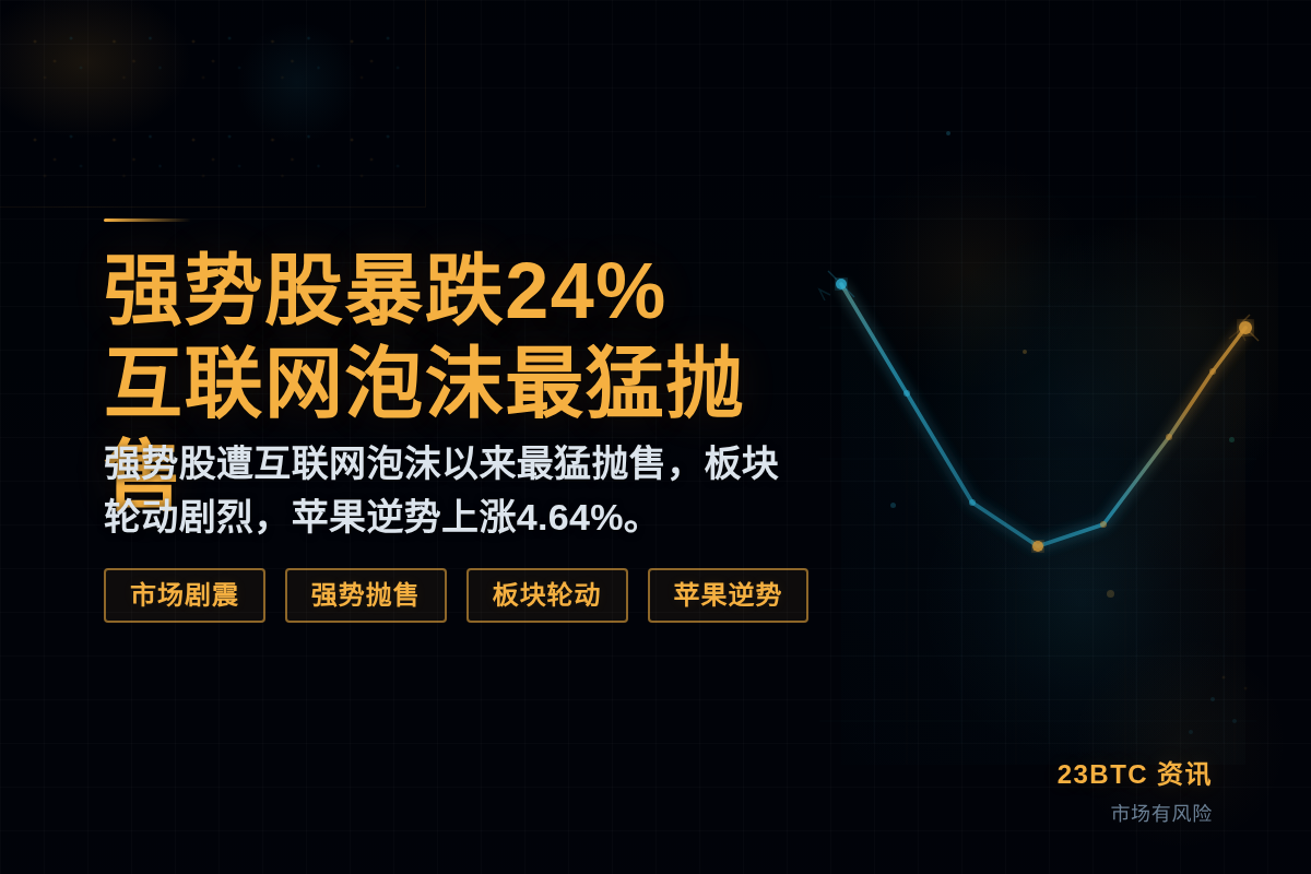 强势股暴跌24%,创互联网泡沫以来最剧抛售插图1 强势股暴跌24%,创互联网泡沫以来最剧抛售
